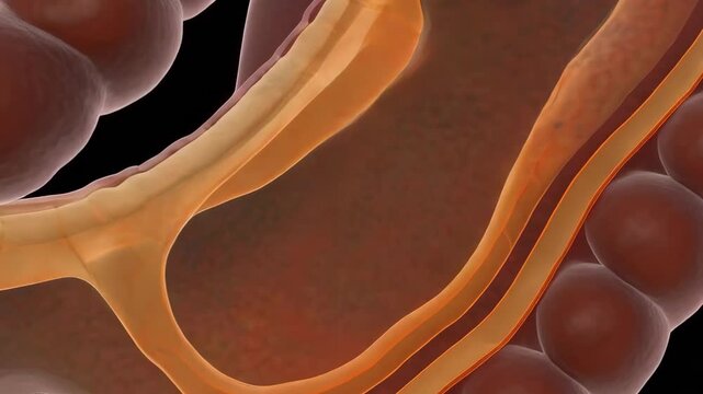 Esophageal Myenteric Ganglion and Smooth Muscle Layers in Medical CGI for Anatomy Education