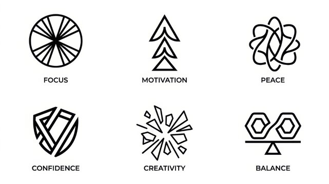 set of icons