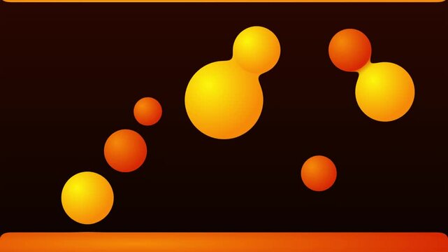 abstract lava lamp orange liquid motion overlay