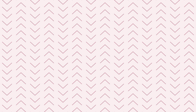 Soft pastel pink background, featuring a repeating, pattern of thin, chevron lines in, vertical rows