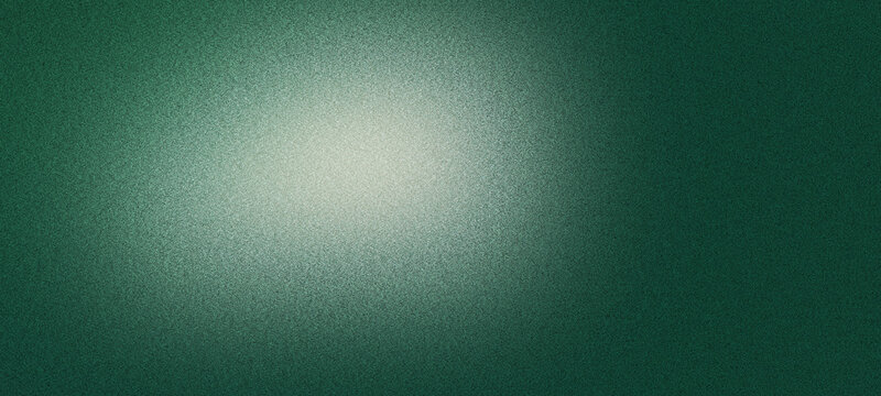 Green grainy gradient background with soft blurred spotlight