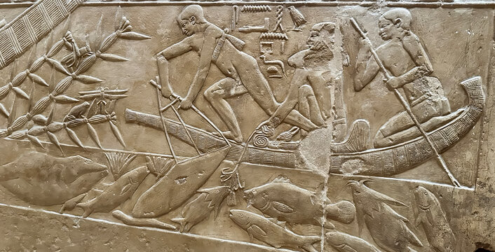 Mastaba of Kagemni, one of the noble tombs at Saqqara.