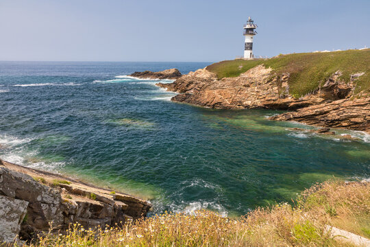 Faro Isla Pancha near Ribadeo in Galicia