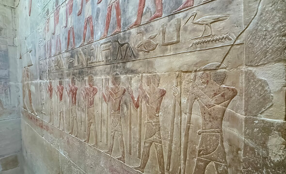 Mastaba of Kagemni, one of the noble tombs at Saqqara.