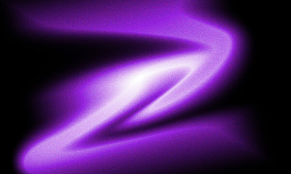 A vibrant purple light streak forming a dynamic z shape against a dark abstract noise background design
