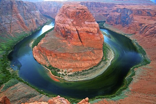 United States, Michigan, Horseshoe Bend, Canyon, River, United States