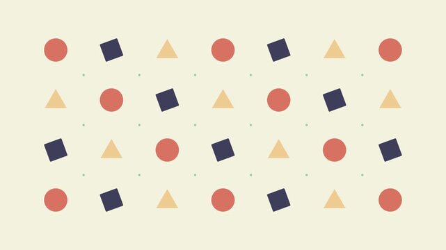 bauhaus geometric shape minimalist abstract vector motion