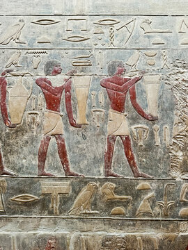 Mastaba of Kagemni, one of the noble tombs at Saqqara.