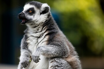 Fototapeta premium A Ring-Tailed Lemur (Lemur catta).