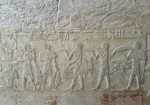 Mastaba of Kagemni, one of the noble tombs at Saqqara.
