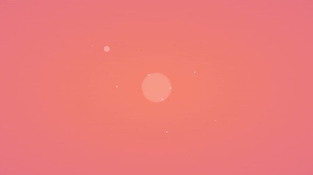 Bright Coral Pink Vibrant Particle Vortex Spiral