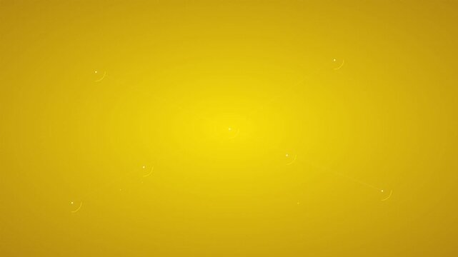 Bright Sun Yellow World Map With Radiating Energy