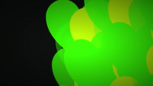 charcoal and neon green tech minimalist heart stream