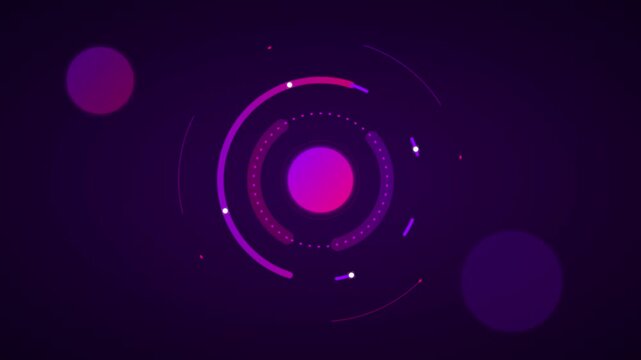 circular economy flow abstract violet magenta vector