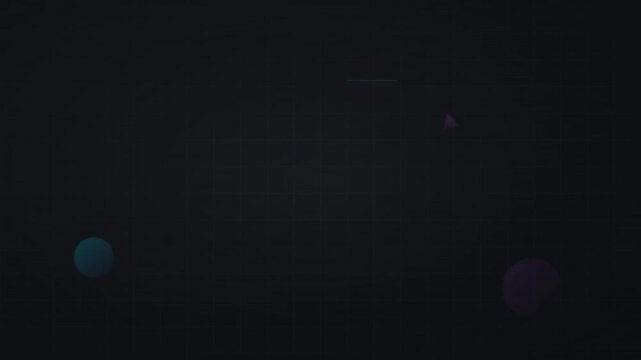 clean slate gray minimalist tech grid perspective loop
