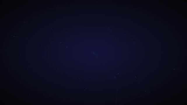 cobalt blue technology network vector animation overlay