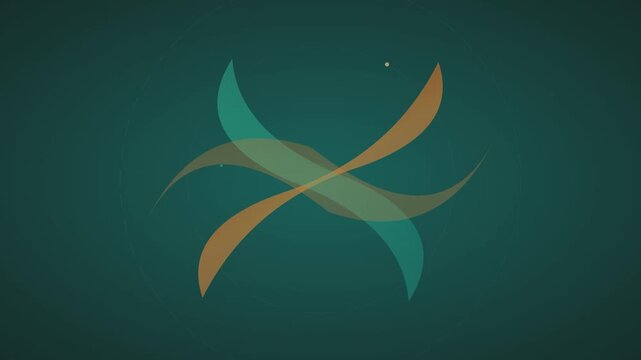 Copper And Teal Classic Teal And Orange Vortex