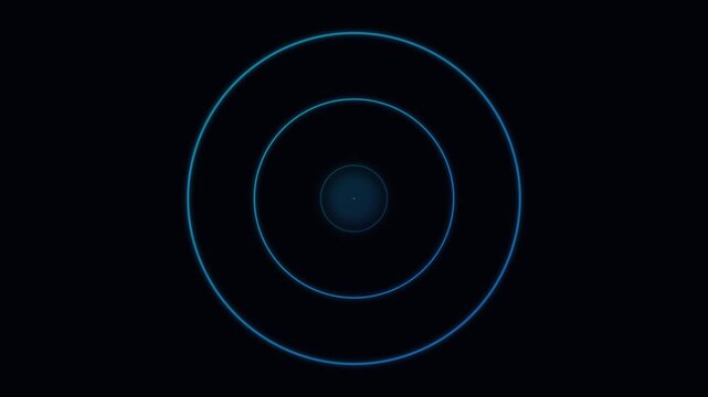 corporate blue gradient tech portal shockwave animation
