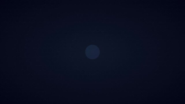corporate hexagon honeycomb tech blue animation