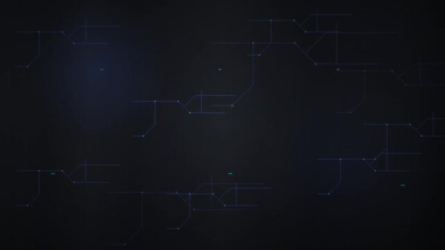 corporate tech blue distressed circuit vector background