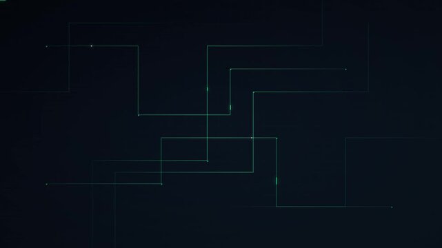 cyber tech circuit board animated vector texture