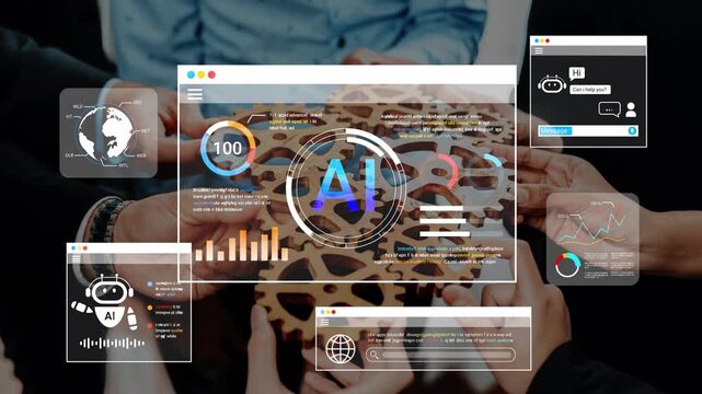 Collaborative Teamwork in AI Development with Data Visualization, Analytics, and Innovative Technology Focused on Future Solutions Gluon.