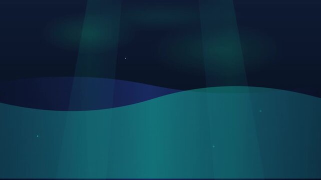 deep ocean underwater fluid ripple animation loop