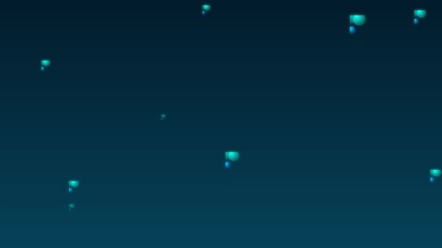 deep sea bubble organic floating vector motion