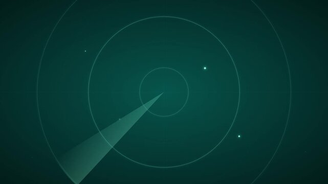 deep sea sonar radar with teal water ripples