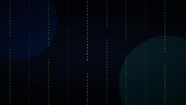 digital matrix binary code streaming vector effect