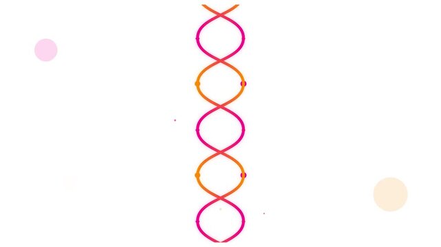 dna helix unfolding abstract genetics science background