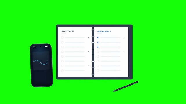 notepad with pen