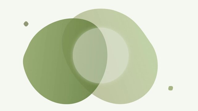 eco friendly green abstract organic vector shapes