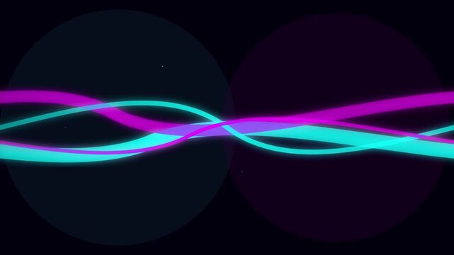 electric magenta cyan duotone abstract motion vector