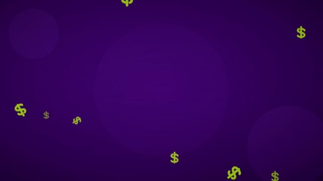 Electric Purple And Lime Green High Contrast Money
