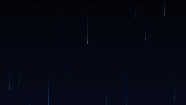 Electric Sapphire Data Rain Network Server Graphic