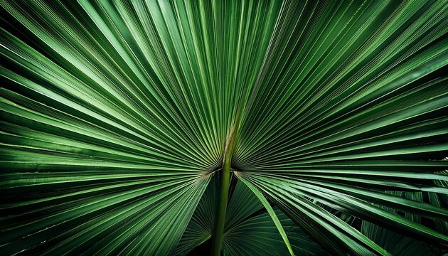 Tropical Leaf Green Nature Background