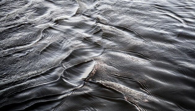 Grey Water Surface Ripples Texture