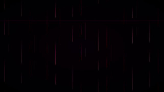 fluorescent pink cyber matrix rain vibrant look