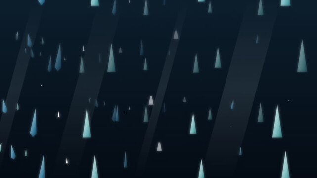 frosty white crystal upward ray background loop