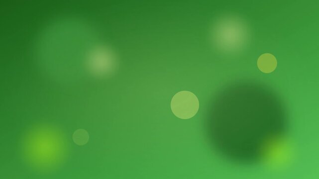 fresh spring green yellow sunlight bokeh vector loop