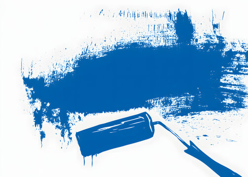 Paint roller ink bristle pattern background