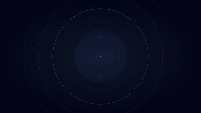 abstract concentric circle ripple wave motion overlay black