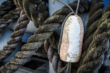 fishing float and ropes © Steve's Photos