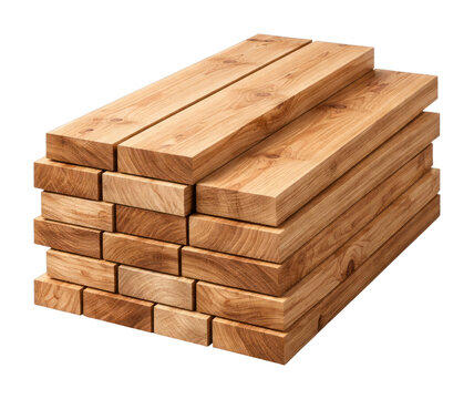 PNG Stacked wooden planks for construction.