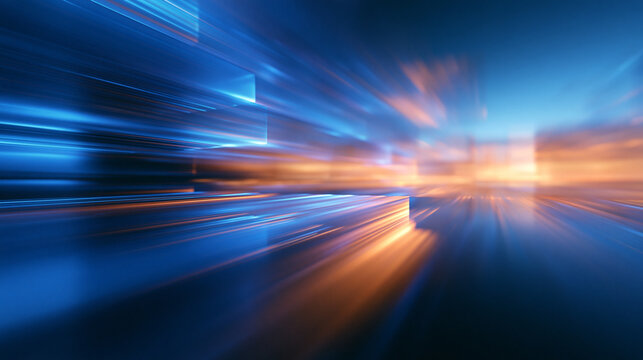 Abstract Futuristic High Speed Data Technology Motion Background
