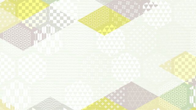 Japanese traditional pattern textile design 4K