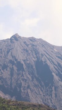 Sakurajima Volcano Island landscape, Japan, Kagoshima prefecture, Kyushu island region, island volcano and bay, Yunohira Observation Deck, ferry trip from Kagoshima, Kirishima-Kinkowan National Park 