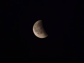 Mondfinsternis im Dunkel © Marvin