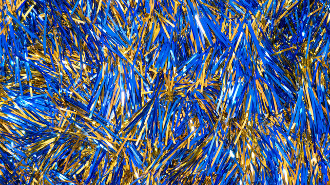 blue and gold tinsel background, seamless pattern of blue and gold tinsel background, graduation graphics, wallpaper